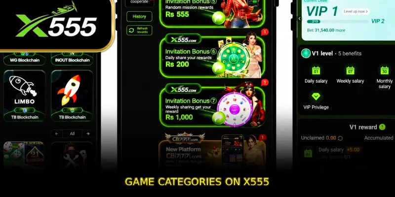 Game Categories on X555