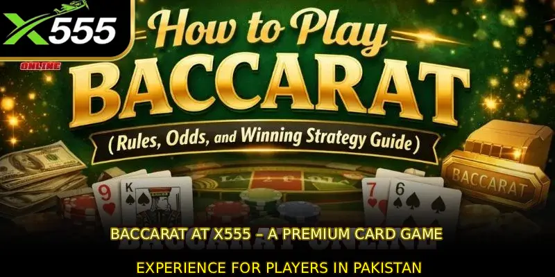 Baccarat at X555 – A Premium Card Game Experience for Players in Pakistan