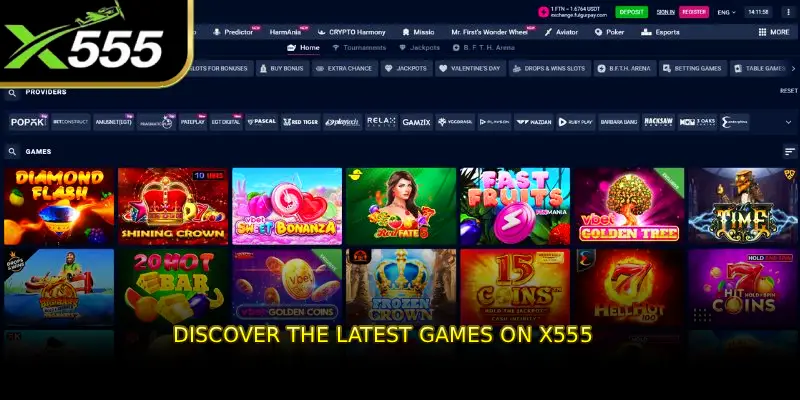 Discover the Latest Games on X555