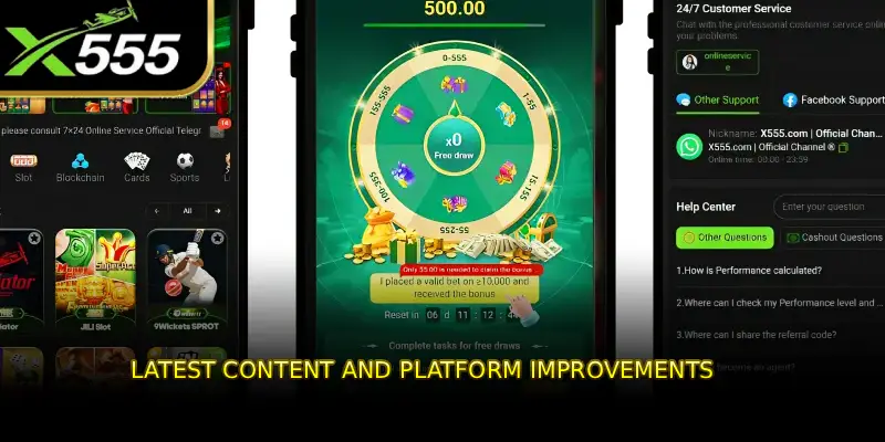 Latest Content and Platform Improvements