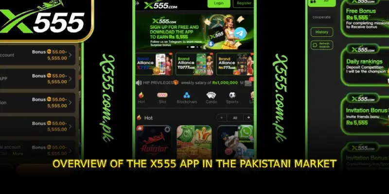 Overview of the X555 app in the Pakistani market