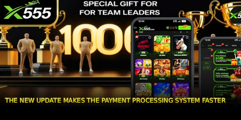 The new update makes the payment processing system faster