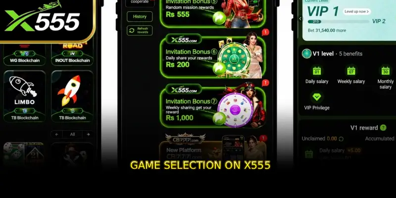 Game Selection on X555