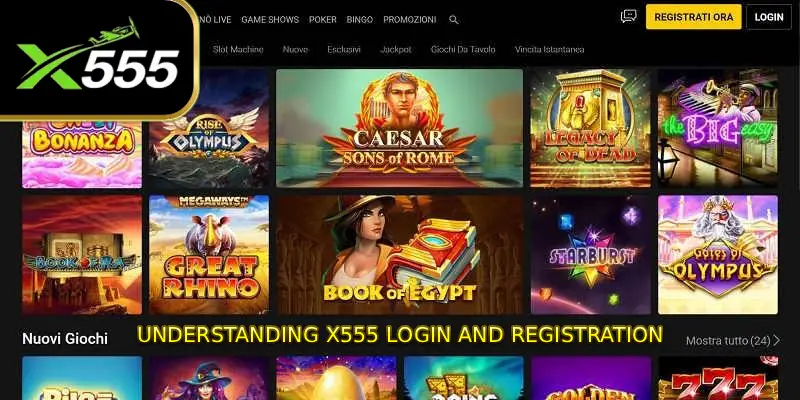 Understanding X555 login and Registration
