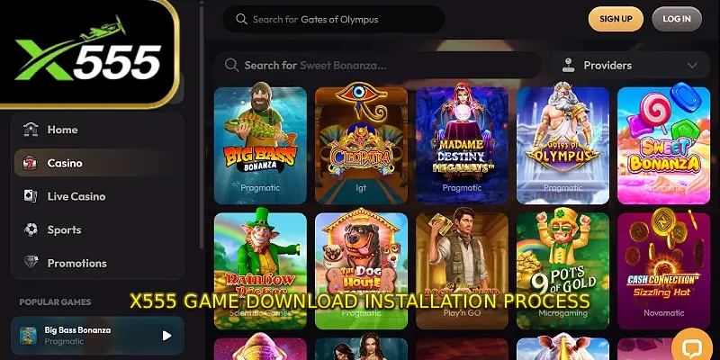 X555 Game Download Installation Process
