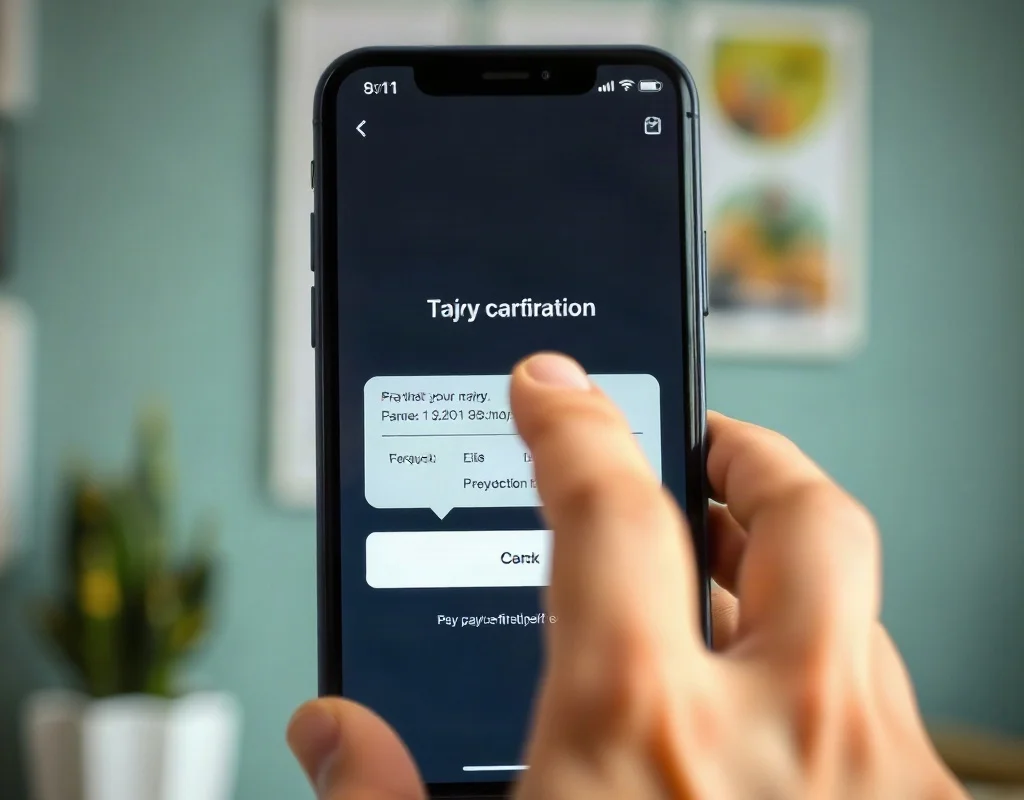 Making a deposit on X555 using mobile payment app