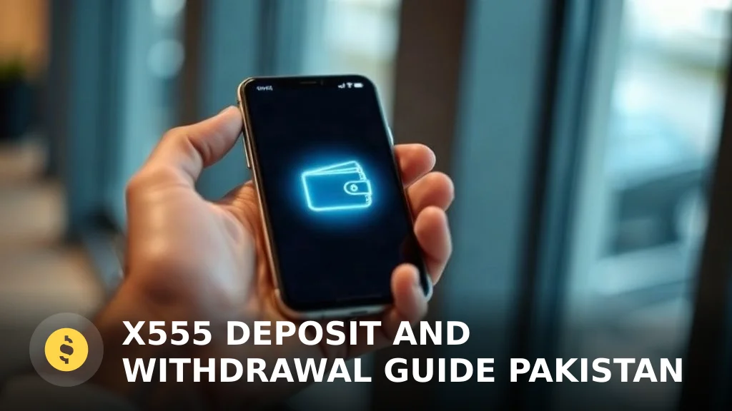 X555 Deposit and Withdrawal Guide Pakistan – Step-by-Step