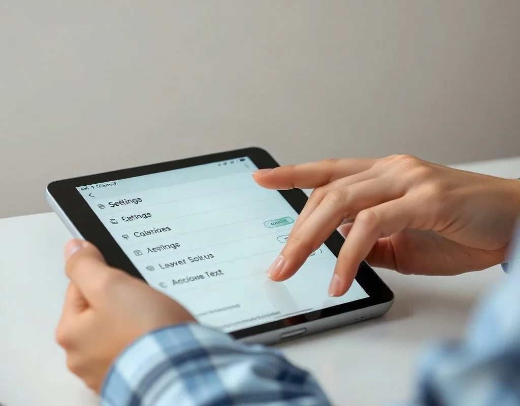 Navigating device settings to reset X555 password