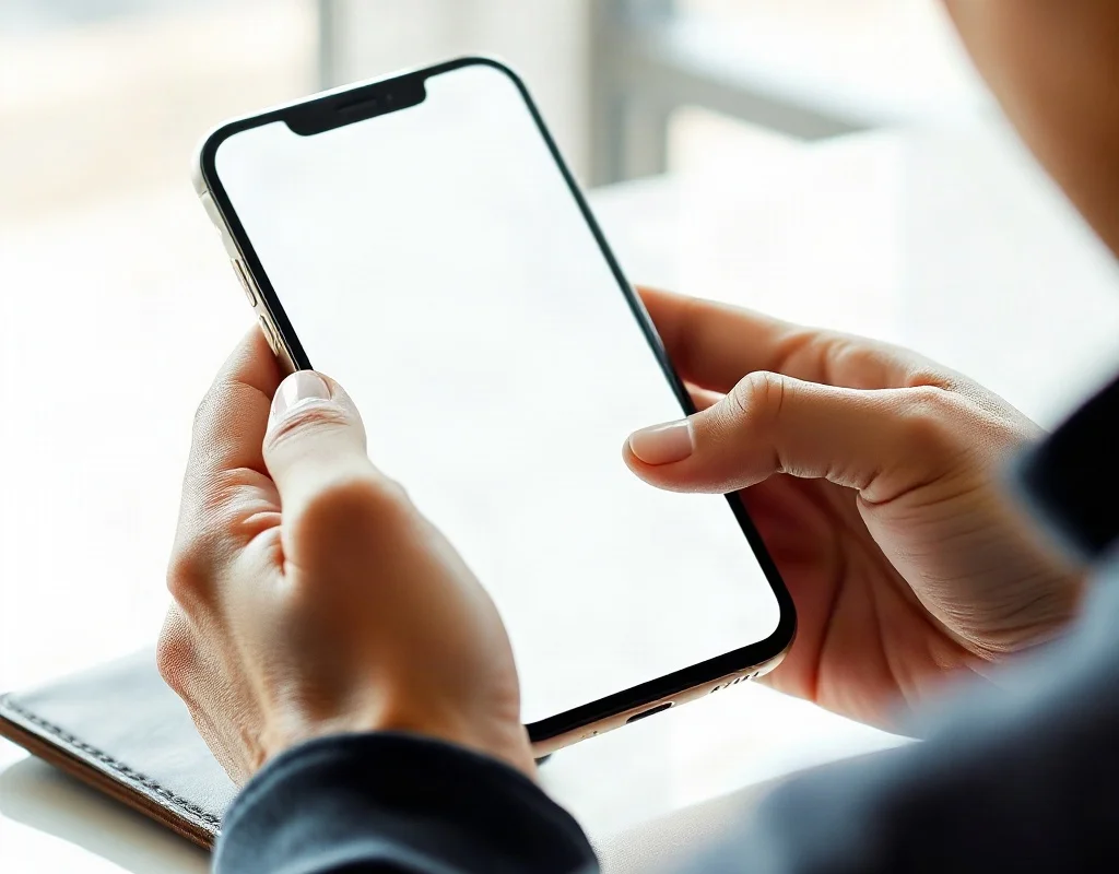 Person checking mobile phone for JazzCash balance and withdrawal limits