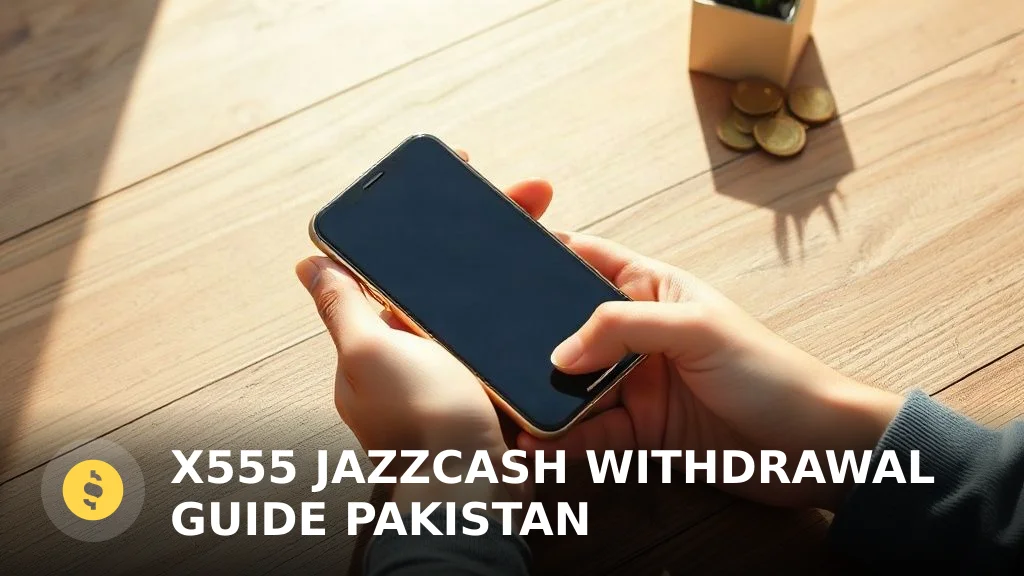 X555 JazzCash Withdrawal Guide Pakistan: Complete Step-by-Step Help