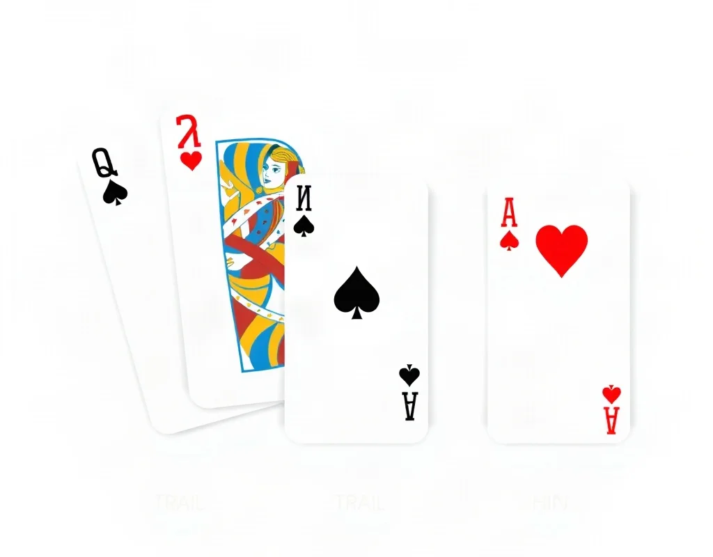 Teen Patti hand rankings sequence from trail to high card